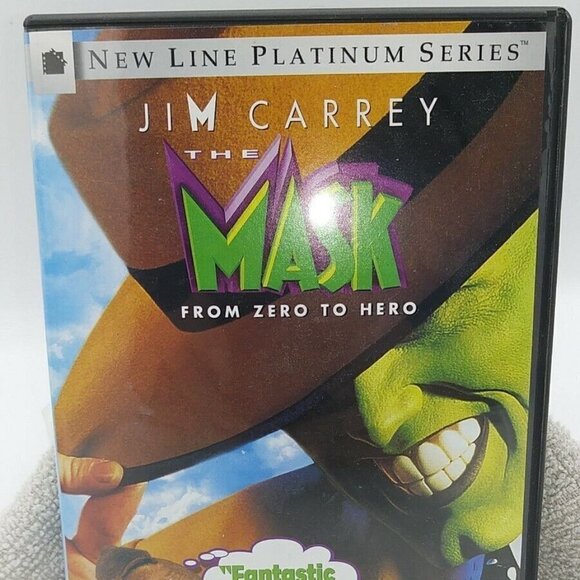 LOT - DVDs - Mask 1994 & Son of the Mask 2005 Jim Carrey Jaimie Kennedy - Picture 3 of 16